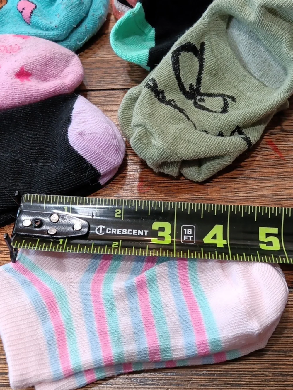 Kids Assorted No-Show Socks - Pink, Blue, Green, Black & More